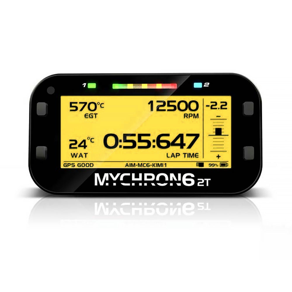 AiM Sports MyChron6 2T Dual-Temp Karting Dash and Data Logger