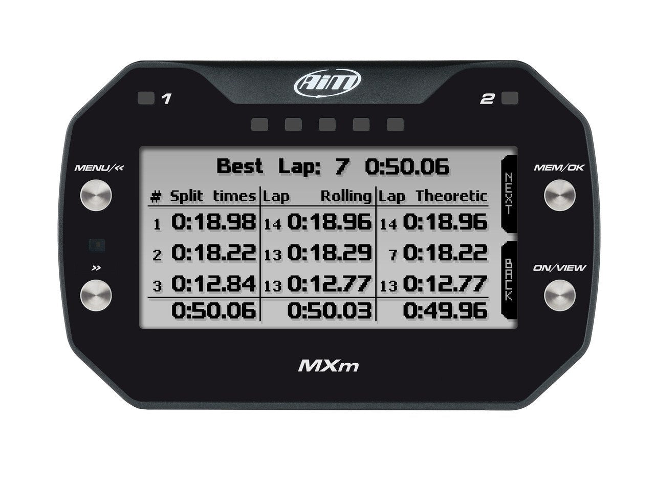 AiM Sports MXm Compact Dash Logger - Competition Motorsport