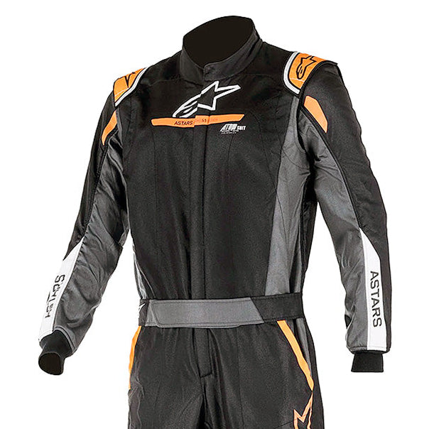 アルパインスターズ] 4輪用レーシングスーツ ATOM SUIT GRAP BK/ANT/OR 