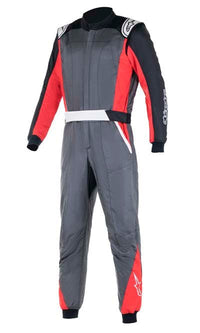 Thumbnail for Alpinestars Atom Fire Suit - Competition MotorsportAlpinestars Atom Race Suit Black / Red Front Image