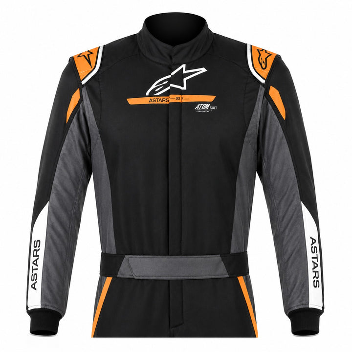 楽天市場】在庫限り：アルパインスターズ GP PRO COMP V2 SUIT ブラック×アスファルト×オレンジ (1204) レーシングスーツ  FIA8856-2018公認モデル (3352022-1204) MY2022 : モノコレ alpinestars(アルパインスターズ)　ATOM GRAPHIC SUIT BLACK ANTHRACITE ORANGE FLUO サイズ：48  品番：3352522-1056-48