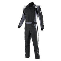 Thumbnail for alpinestars gp pro comp v2 boot cuff fire suit black grey Images