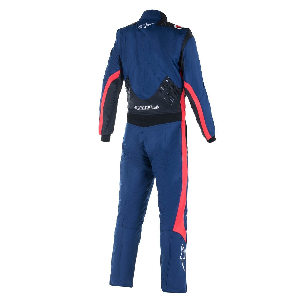 ALPINESTARS GP PRO COMP V2 RACE SUIT BLUE / RED BACK IMAGE 
