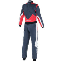 Thumbnail for Back view of the Alpinestars GP Pro Comp V2 fire suit in black, red, and white.