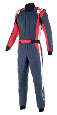 Thumbnail for ALPINESTARS GP PRO COMP V2 RACE SUIT Gray / Red Front Image