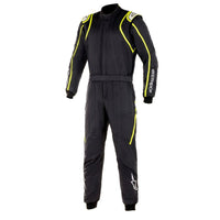 Thumbnail for Alpinestars GP Race v2 Race Suit Black/Yellow Front Image