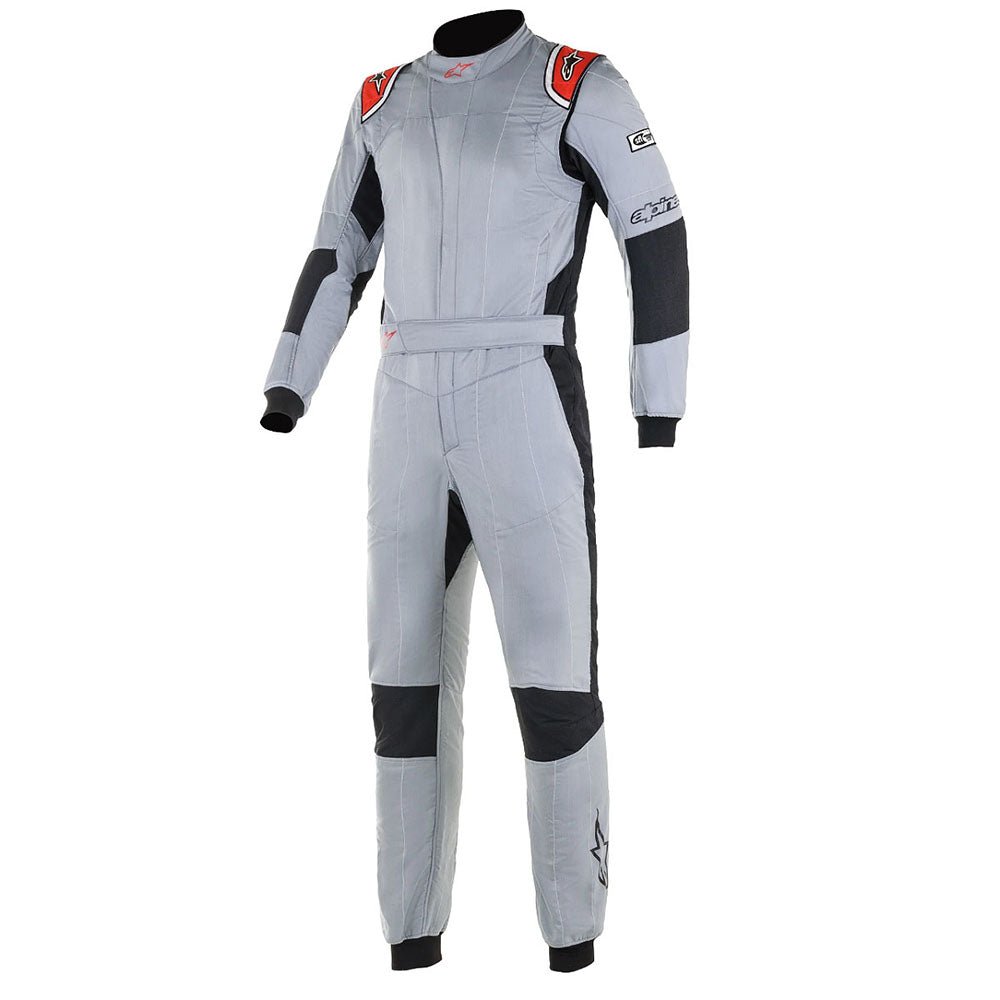 Alpinestars GP Tech v3 Race Suit Grey / Red Front Image