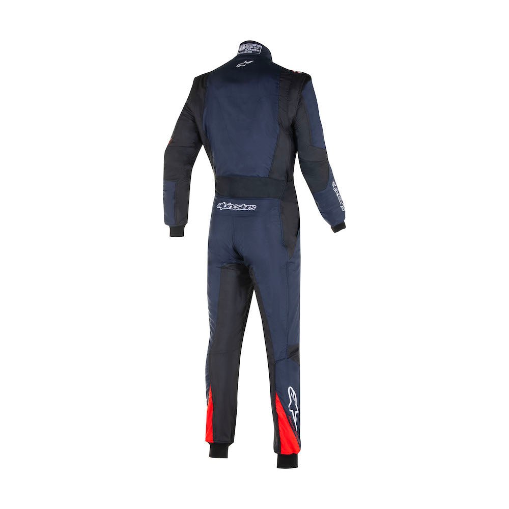 Alpinestars GP Tech v4 Race Suit FIA Blue / Black Rear Image