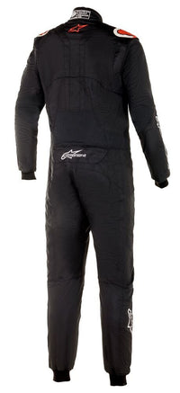 Thumbnail for Alpinestars Hypertech v2 Race Suit - Competition Motorsport Black /. Red Rear Image