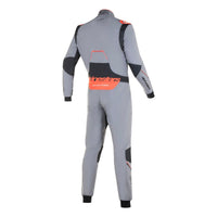 Thumbnail for Alpinestars Hypertech v3 Fire Suit FIA - Competition Motorsport Grey Back Image