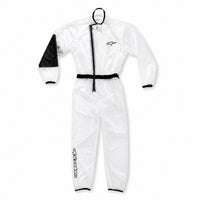 Thumbnail for Alpinestars Kart Racing Rain Suit lightweight waterproof karting rain suit with elastic cuffs and black reinforced right elbow panel.