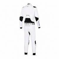 Thumbnail for Alpinestars racing White shown from the rear on a clean white background