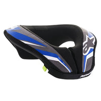 Thumbnail for Alpinestars Sequence youth neck support for kart racers in black/anthracite/blue