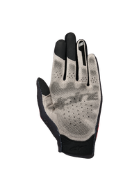 Thumbnail for Alpinestars SIM Gloves Graphic 1 Black Red Tangerine White palm view