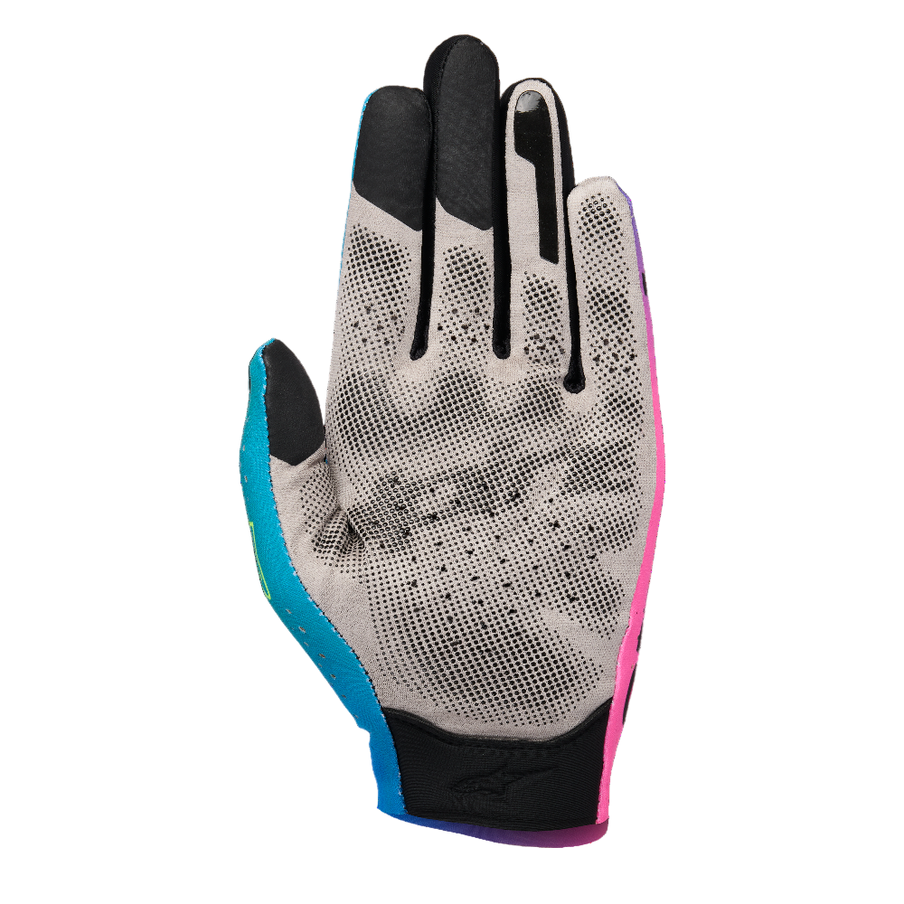 Alpinestars Sim Gaming Gloves Graphic 2, Orange/Neon/Purple/White