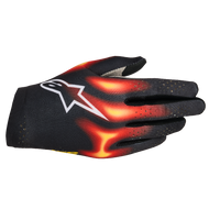 Thumbnail for Alpinestars SIM Gloves Graphic 3 Black/Bright Red/Warm Yellow front view