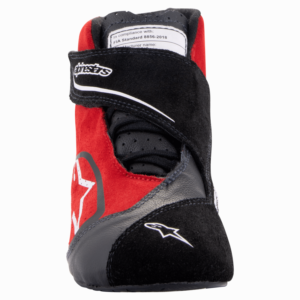 Alpinestars SP+ racing shoes red and black front view-image