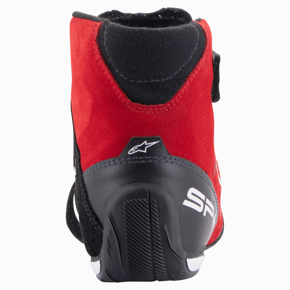 Alpinestars SP+ racing shoes red and black rear view-image