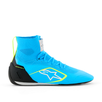 Thumbnail for Alpinestars Supertech K Shoes blue yellow left side view image