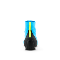 Thumbnail for Alpinestars Supertech K Shoes blue yellow rear view image