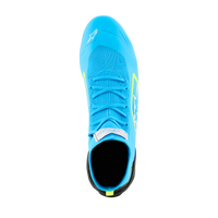 Thumbnail for Alpinestars Supertech K Shoes blue yellow top view image