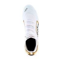 Thumbnail for Alpinestars Supertech K shoes white gold top view