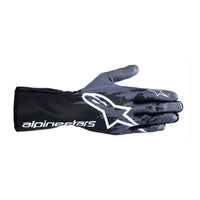Thumbnail for Alpinestars Tech-1 K v3 Kart Racing Glove in black and white facing right
