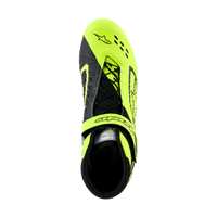 Thumbnail for Alpinestars Tech-1 KX v3 karting shoes yellow fluo black top view