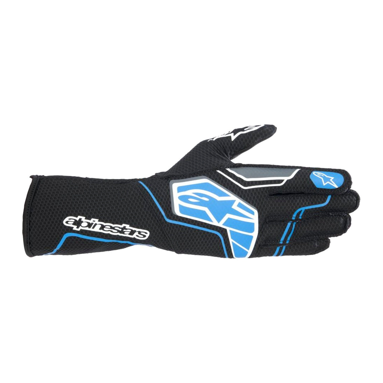 Alpinestars Tech-1 KX v4 Karting Glove in black and blue facing right