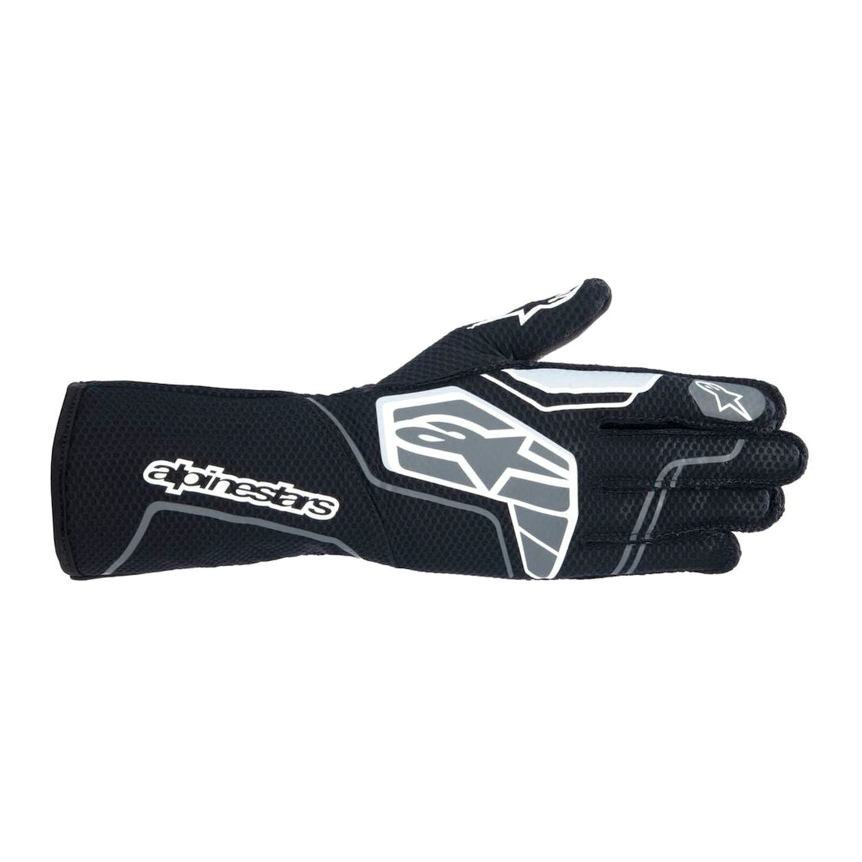 Alpinestars Tech-1 KX v4 Karting Glove in black and grey facing right