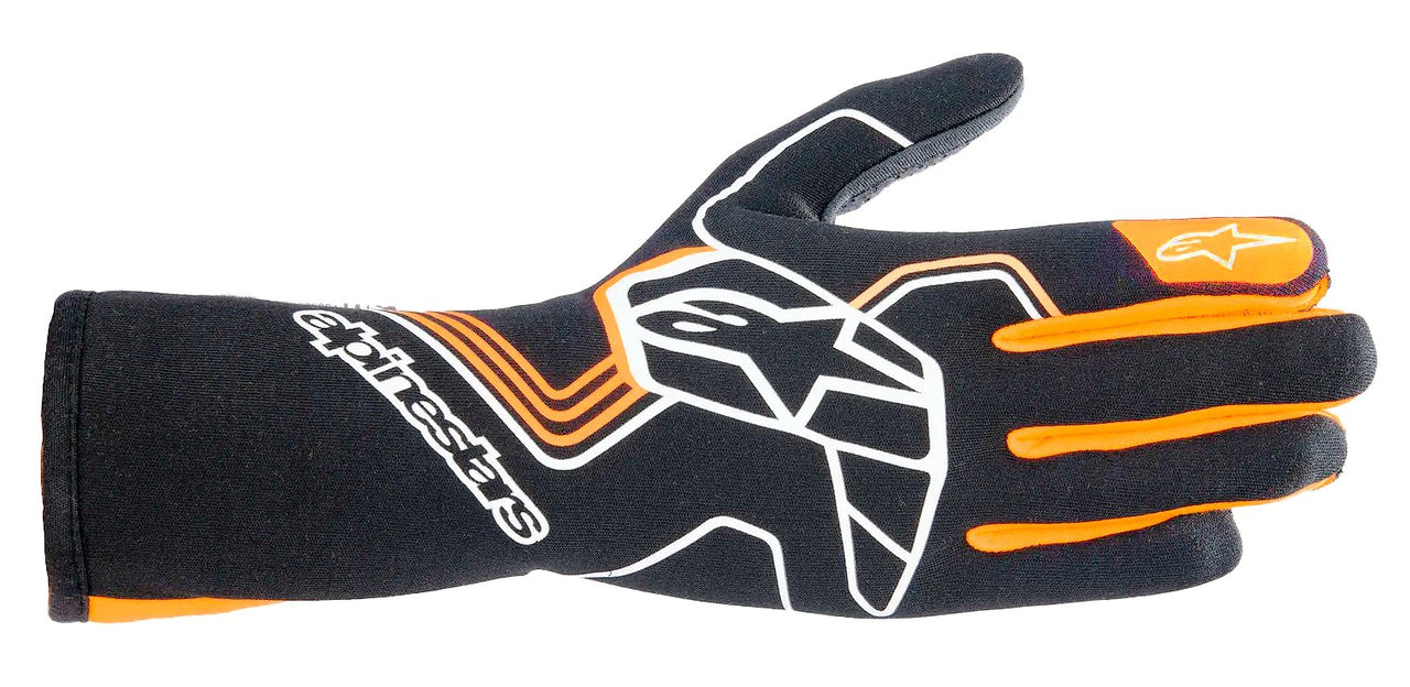 alpinestars-tech-1-race-v4-nomex-Race-gloves-Black/orange-Image