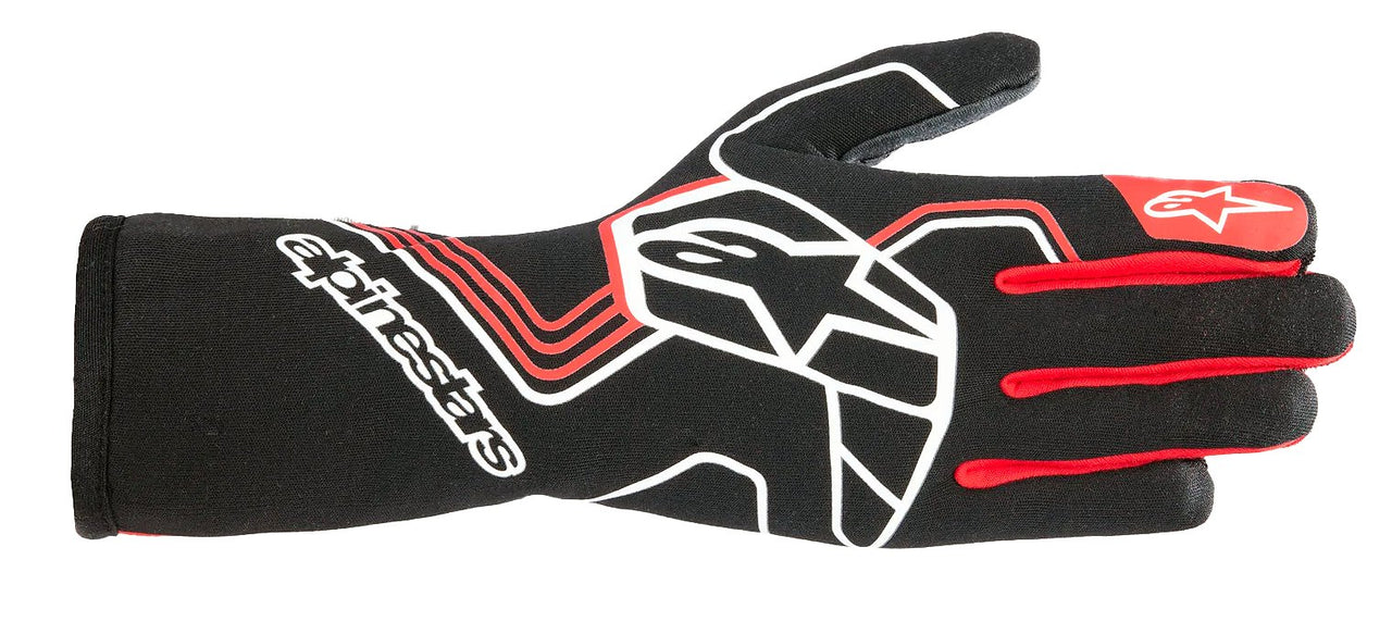 alpinestars-tech-1-race-v4-nomex-Race-gloves-Black/red-Image