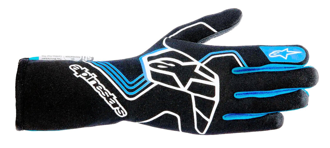 alpinestars-tech-1-race-v4-nomex-Race-gloves-Black/Blue-Image