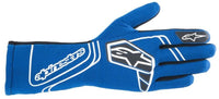 Thumbnail for Alpinestars Tech-1 Start v4 blue / white Nomex Gloves - Competition Motorsport