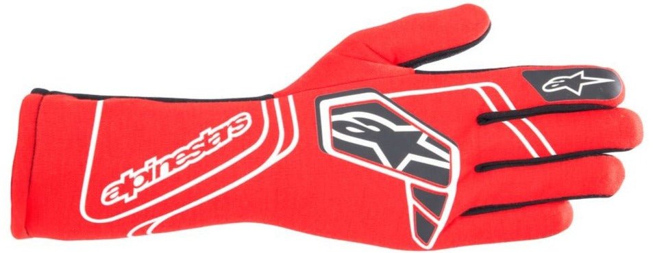 Alpinestars Tech-1 Start v4 red / black Nomex Gloves - Competition Motorsport
