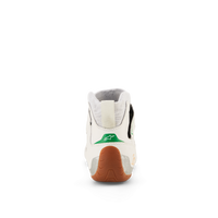 Thumbnail for Alpinestars Tech-1 Z v3 racing shoes white green fluo rear heel view