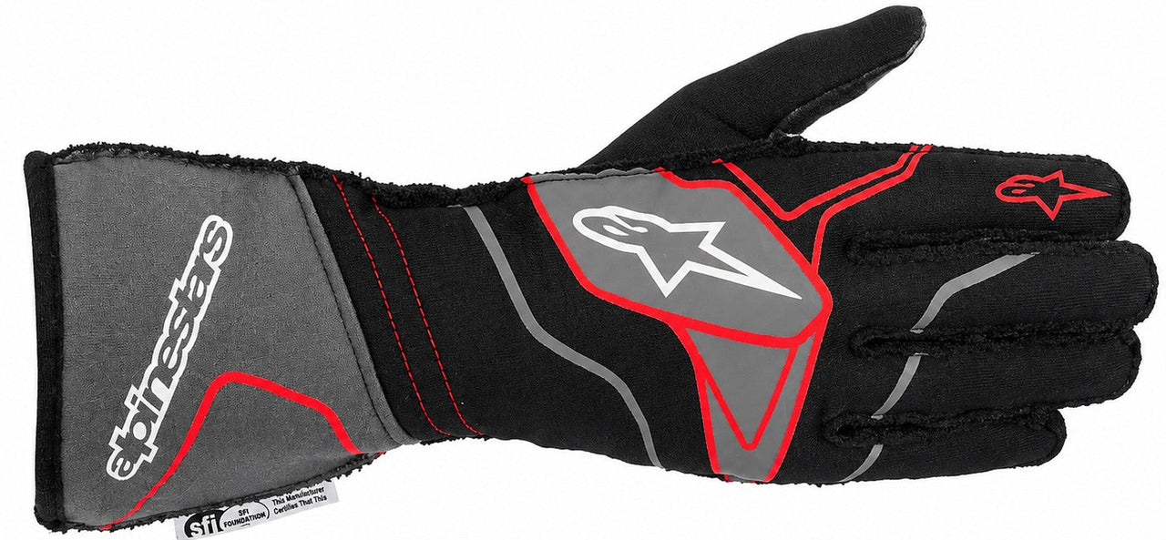 Alpinestars Tech-1 ZX V2 Gloves Black ANTHRACITE RED / 2XL