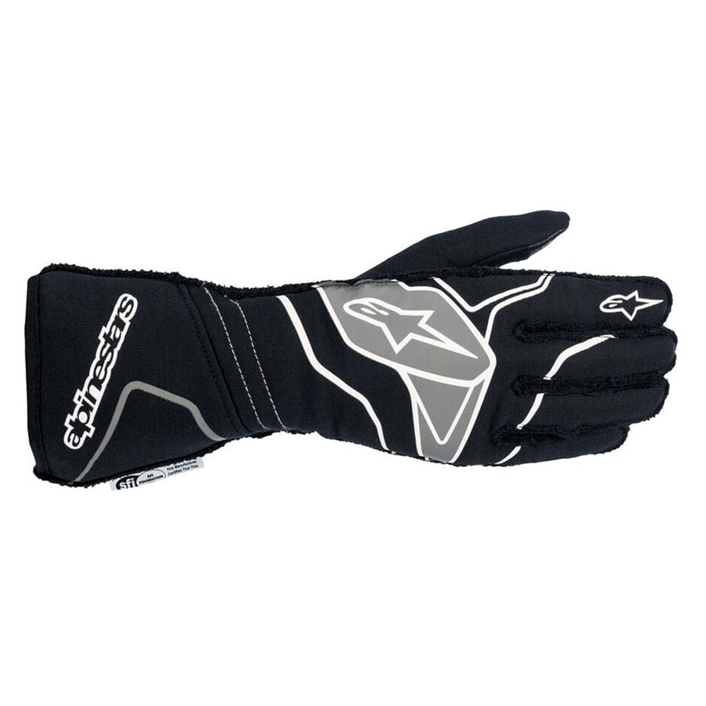 alpinestars-tech-1-zx-v2-nomex-gloves-black-white-top-image