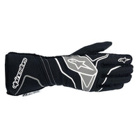 Thumbnail for alpinestars-tech-1-zx-v2-nomex-gloves-black-white-top-image