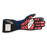 Thumbnail for alpinestars-tech-1-zx-v2-nomex-gloves-navy-red-palm-image