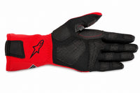 Thumbnail for Alpinestars Tech-M red and black pit crew glove showing the reinforced palm on a white background