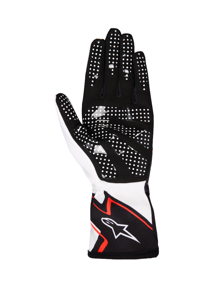 Alpinestars Youth Tech-1 K Race S V2 Graphic 1 Karting Gloves Orange Fluo/Black/White / L