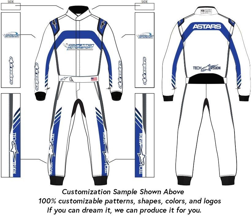 Alpinestars TechVision Custom Driver Race Suit by Competition Motorsport