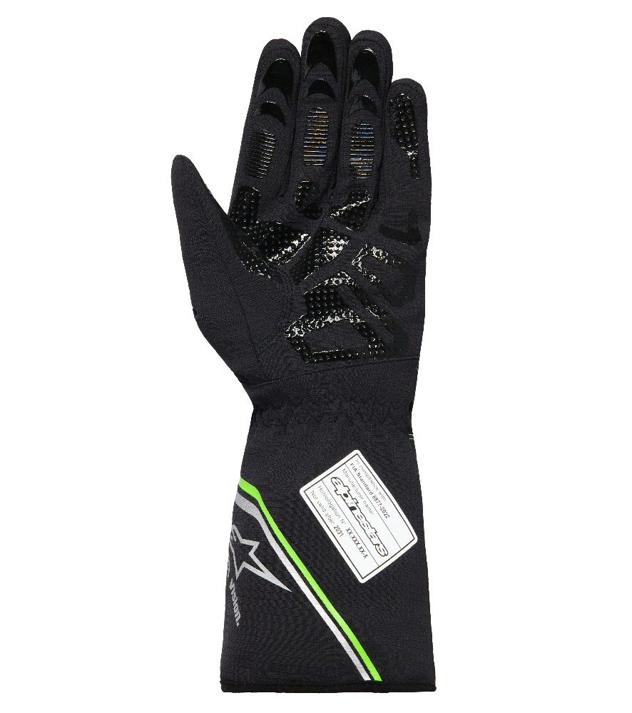 Alpinestars Tempest V3 Waterproof Karting Gloves back view showing grip design