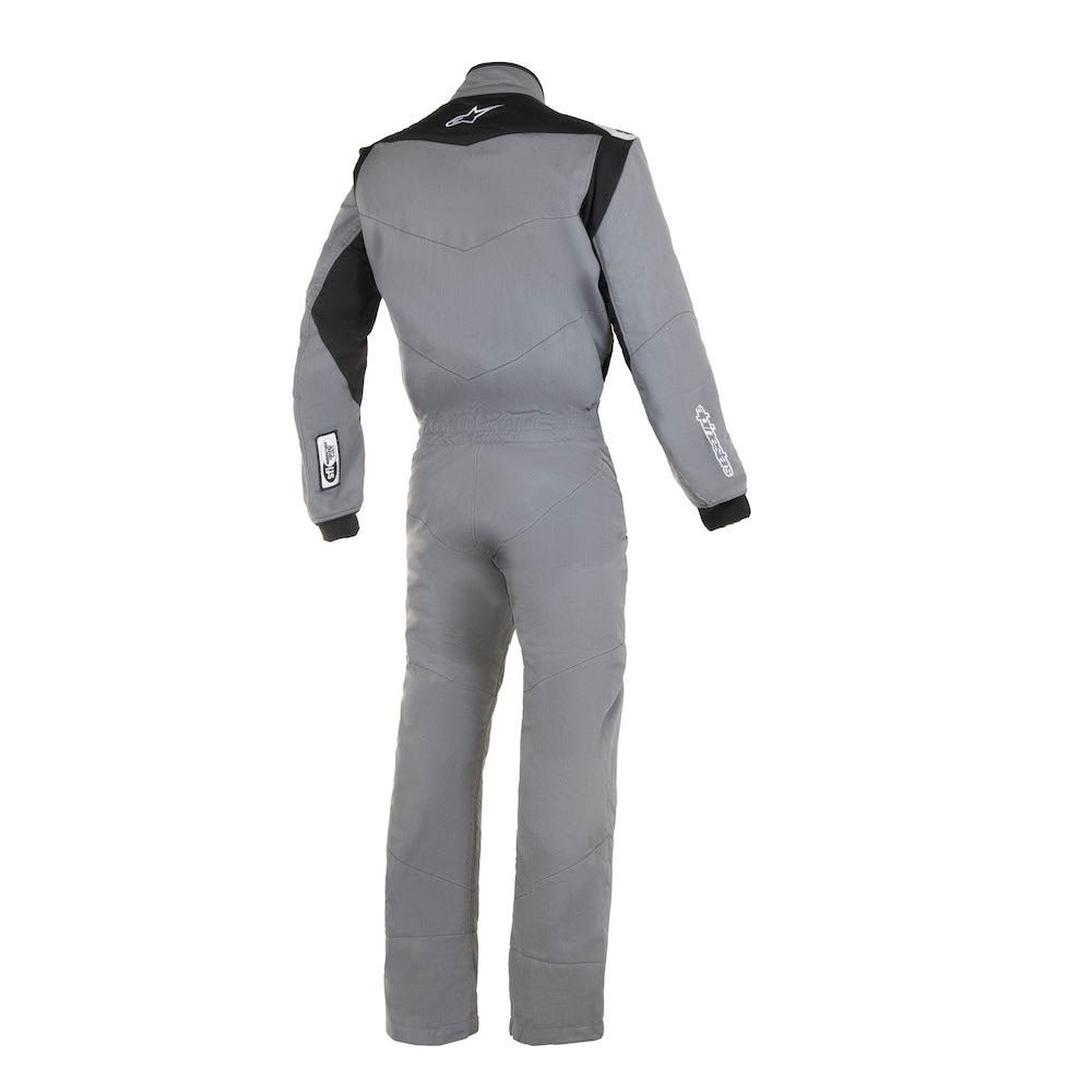 Alpinestars Vapor Racing Suit SFI black/grey back image - Competition Motorsport