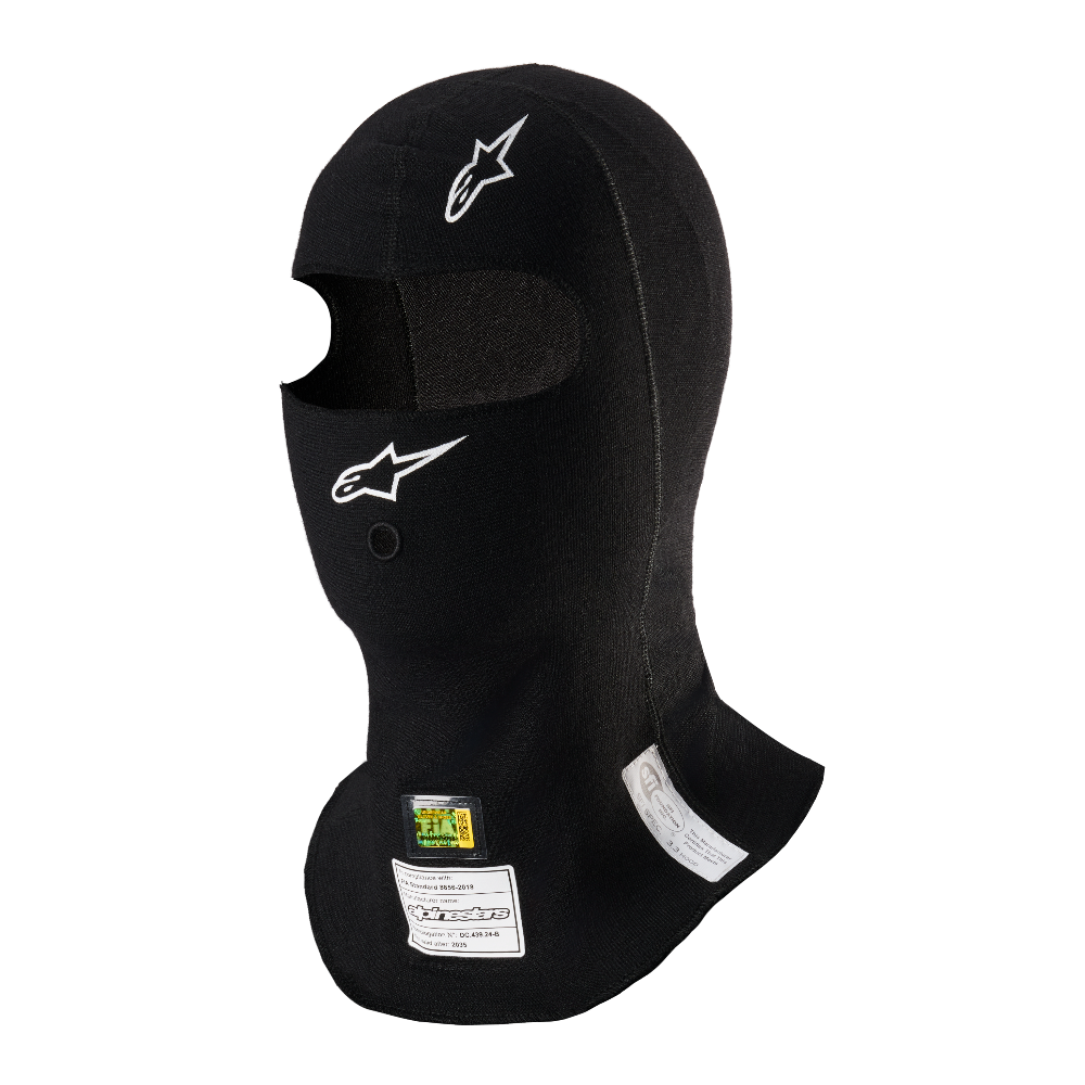 Alpinestars ZX EVO V3 Nomex Balaclava Black front view