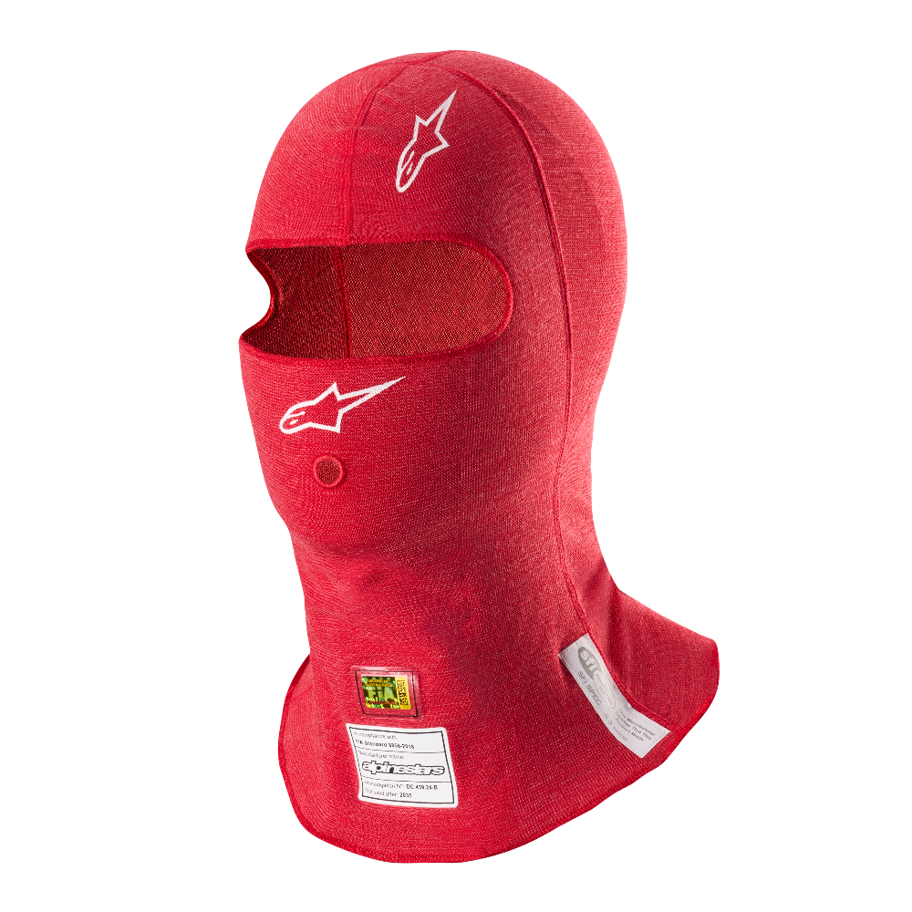 Alpinestars ZX EVO V3 Nomex Balaclava Red front view