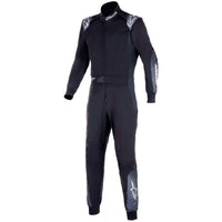 Thumbnail for Alpinestars KMX-5 V3 Karting Suit in black and dark shadow front view