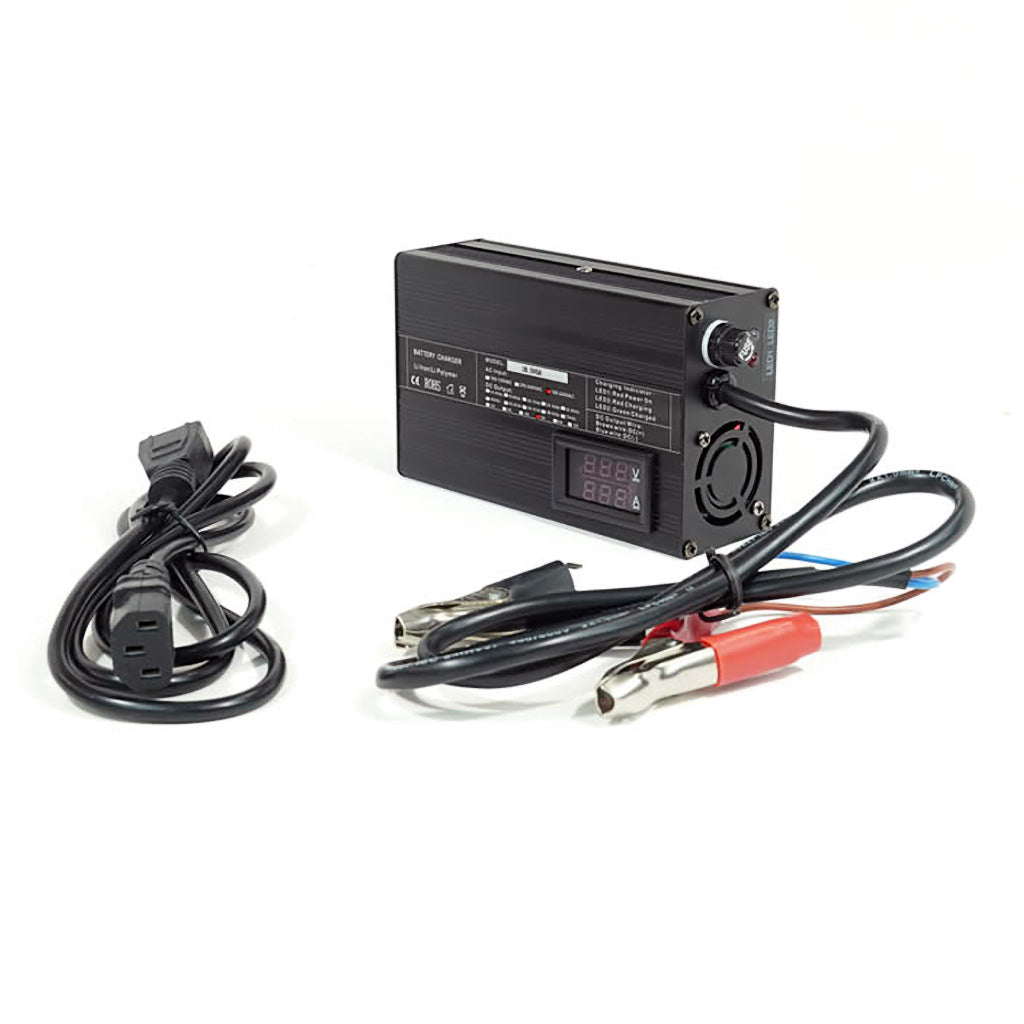- Antigravity 16-volt lithium charger 5A with red and black clamps