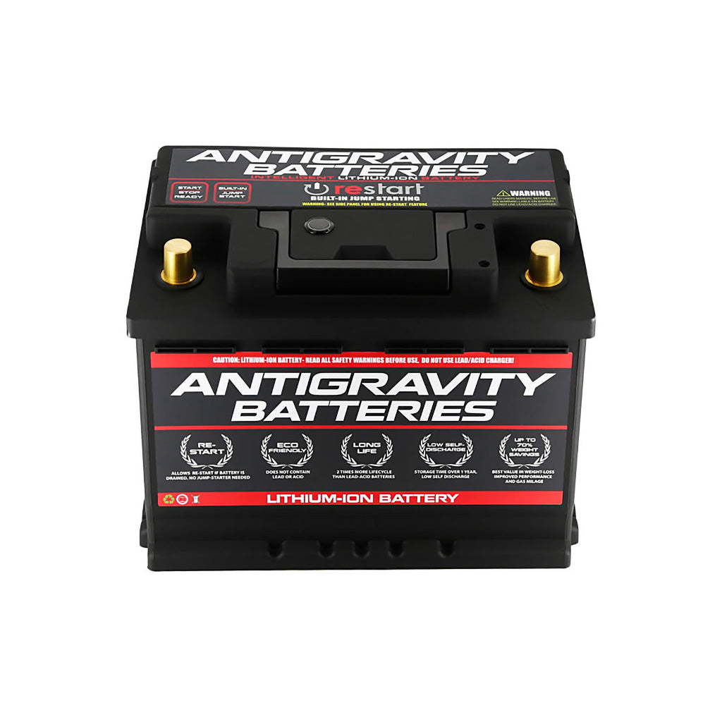 Antigravity H5 Group 47 Li-ion battery showing compact design and top posts